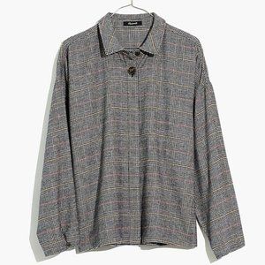 Madewell | Flannel Bromley Shirt in Ronan Plaid | Size: XL